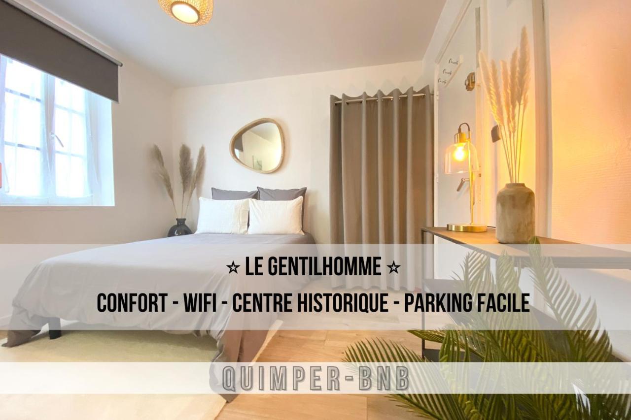 Le Gentilhomme - Studio - Entree Autonome - Plein Centre Historique Quimper Exteriér fotografie